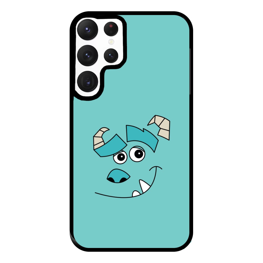 Blue Monster Face Phone Case for Galaxy S22 Ultra