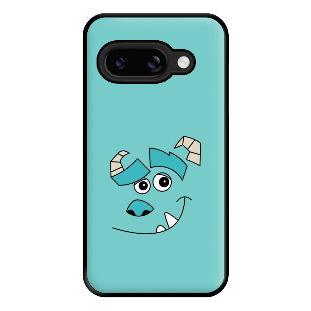 Blue Monster Face Phone Case for Google Pixel 8a