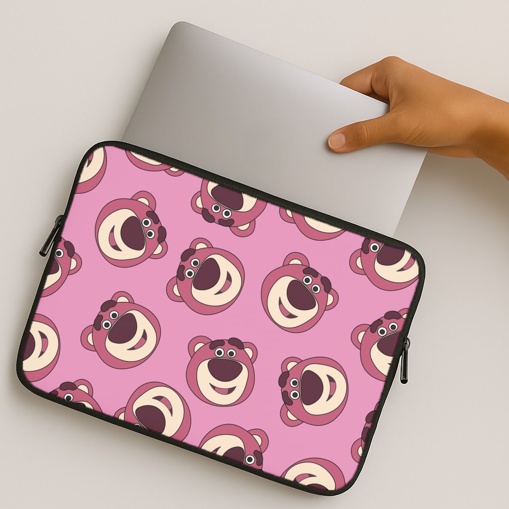 Cherry Bear Pattern MacBook Case