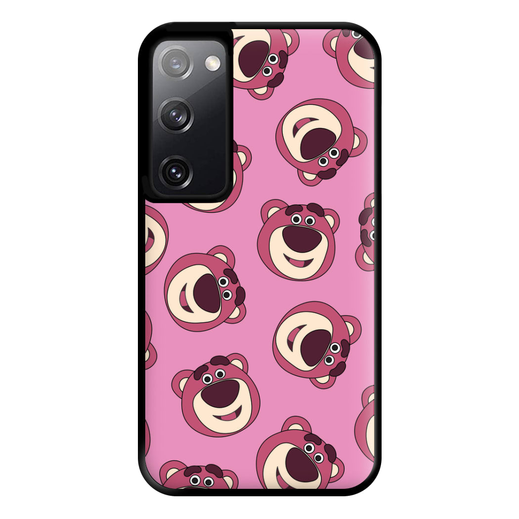 Cherry Bear Pattern Phone Case for Galaxy S20
