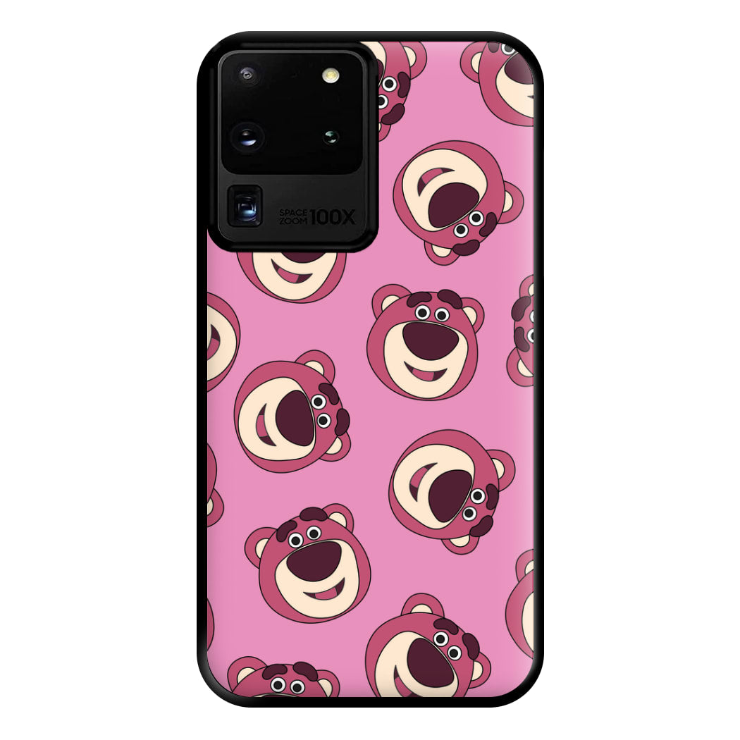 Cherry Bear Pattern Phone Case for Galaxy S20 Ultra