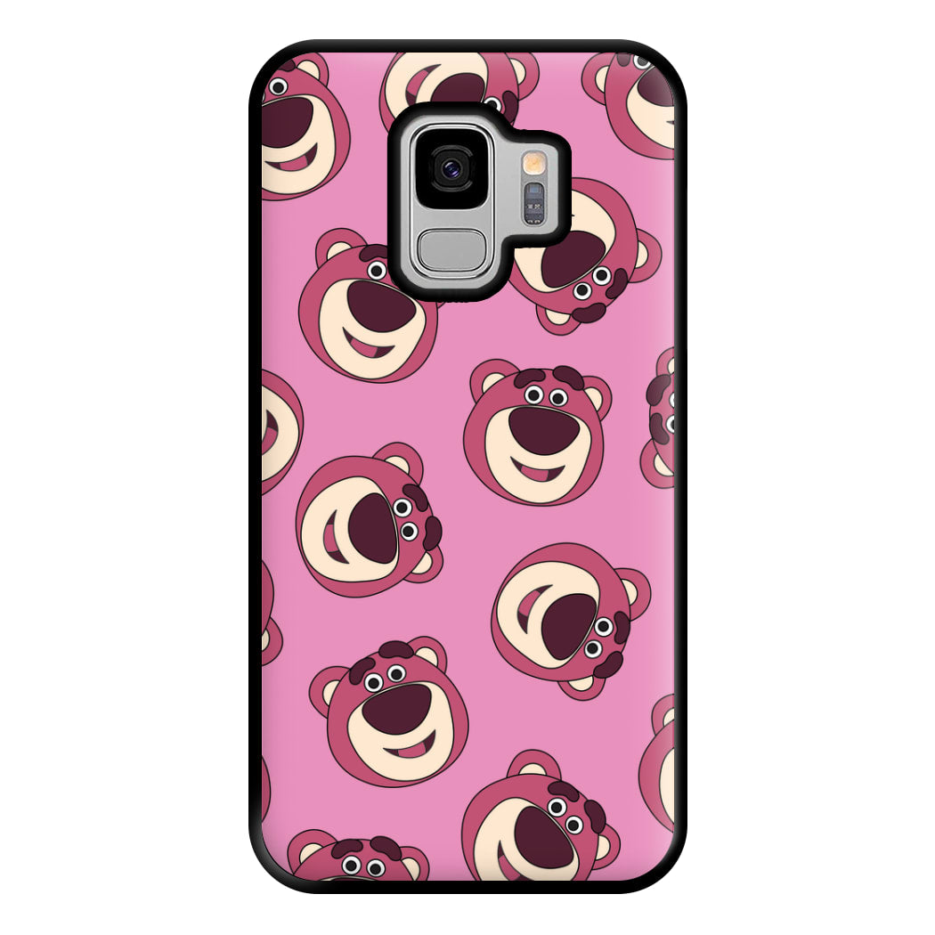 Cherry Bear Pattern Phone Case for Galaxy S9 Plus