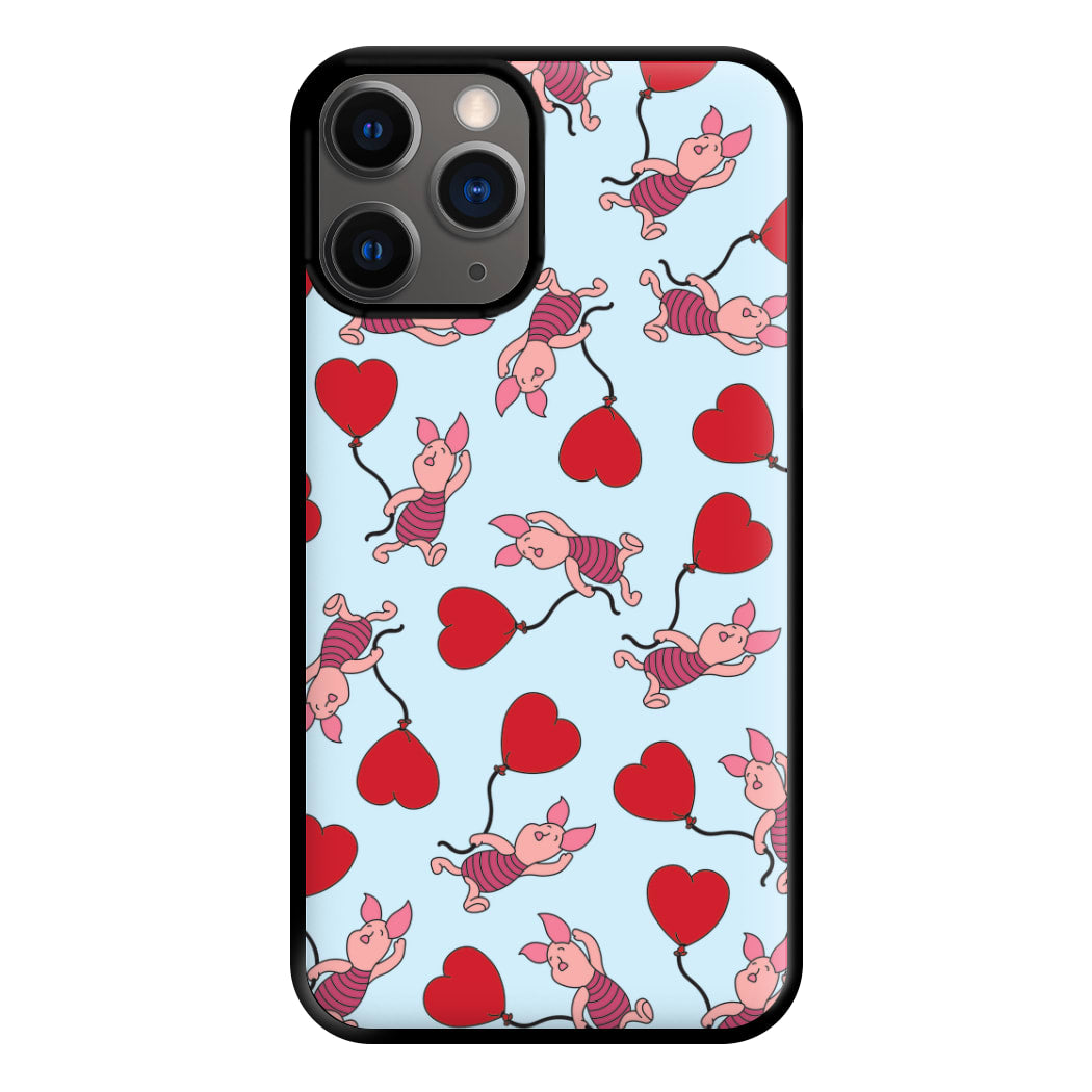 Baby Pig With Balloon Pattern Phone Case for iPhone 12 Pro Max