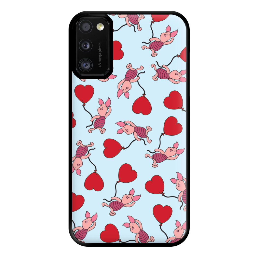 Baby Pig With Balloon Pattern Phone Case for Galaxy A41