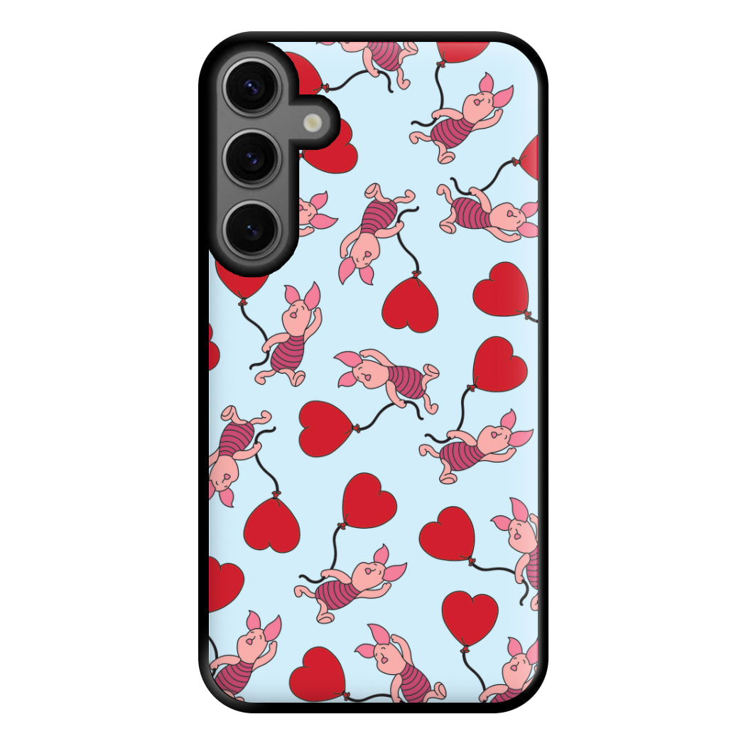 Baby Pig With Balloon Pattern Phone Case for Galaxy S23FE
