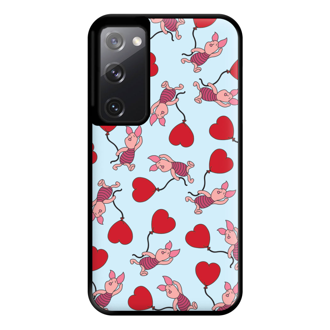 Baby Pig With Balloon Pattern Phone Case for Galaxy S20FE