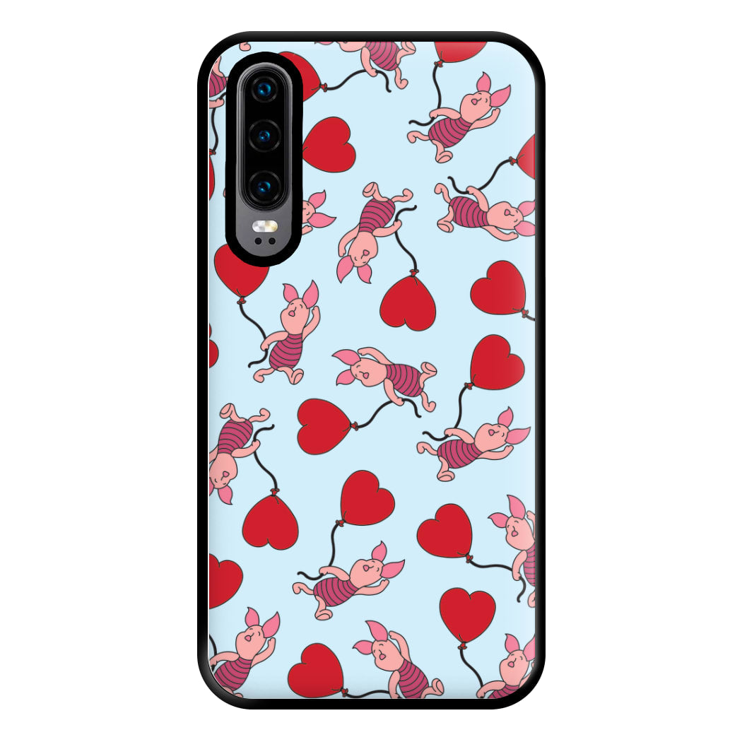 Baby Pig With Balloon Pattern Phone Case for Huawei P30