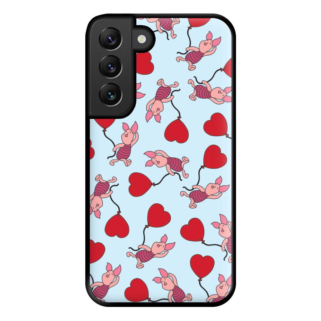 Baby Pig With Balloon Pattern Phone Case for Galaxy S22 Plus