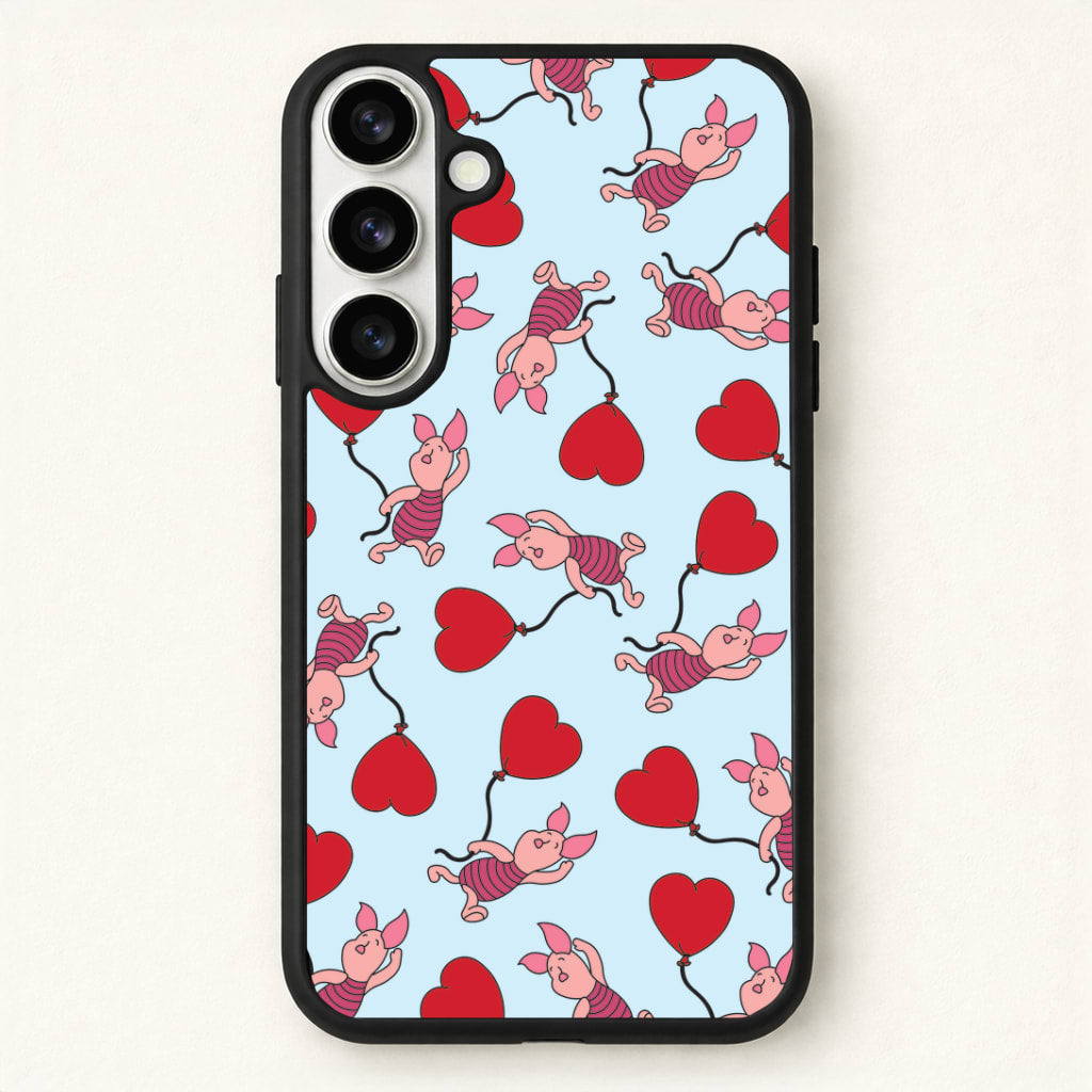 Baby Pig With Balloon Pattern Phone Case for Galaxy S26