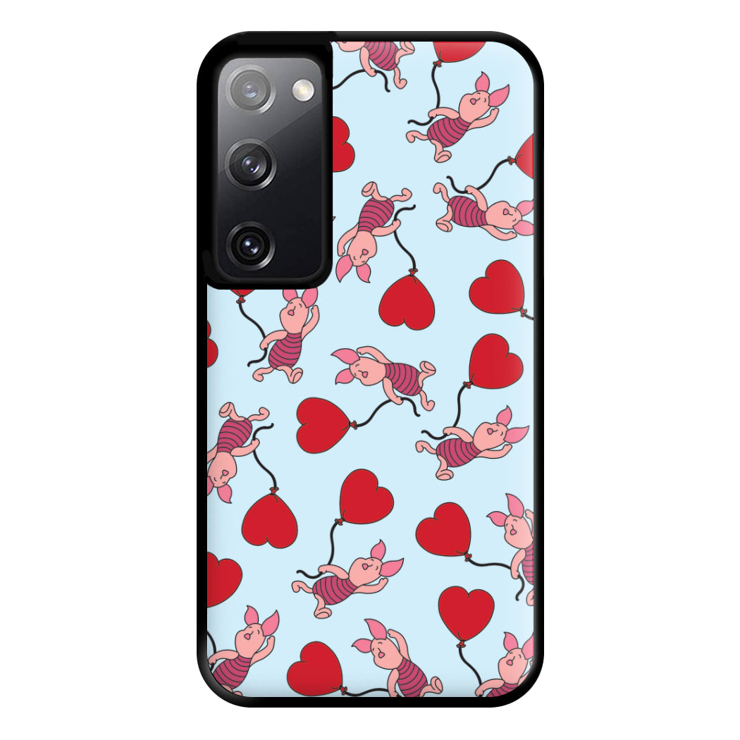 Baby Pig With Balloon Pattern Phone Case for Galaxy S20