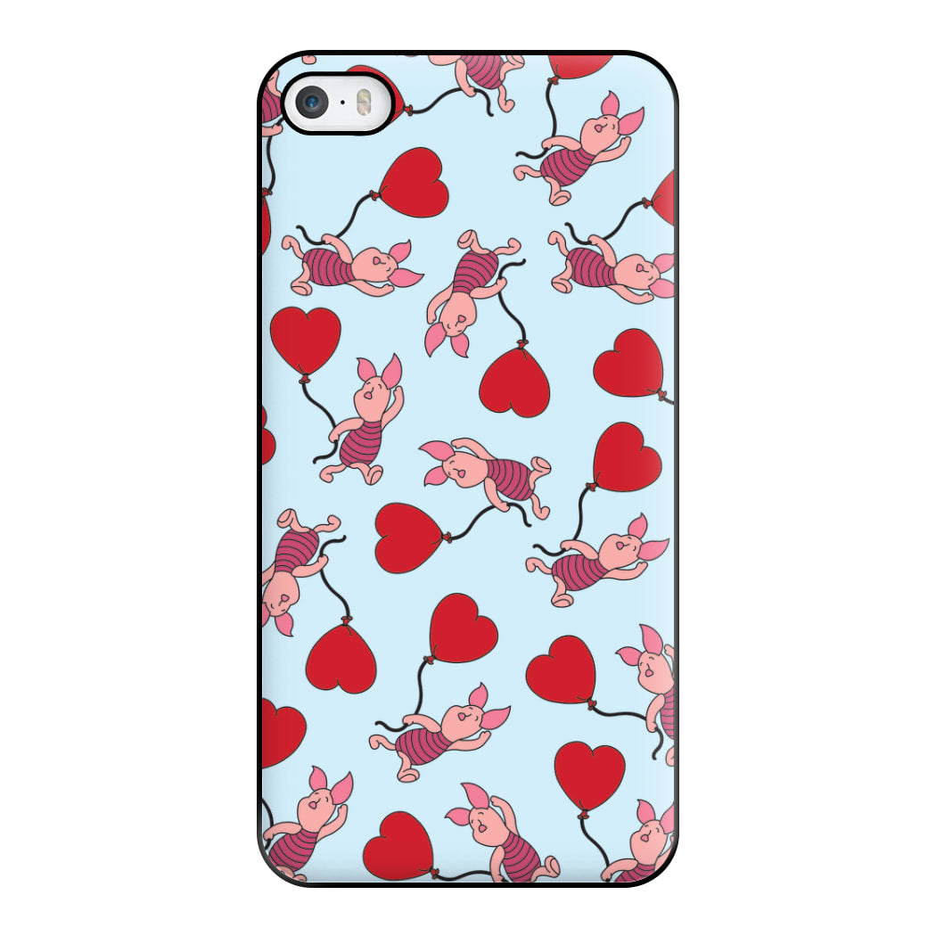 Baby Pig With Balloon Pattern Phone Case for iPhone 5 / 5s / SE 2016