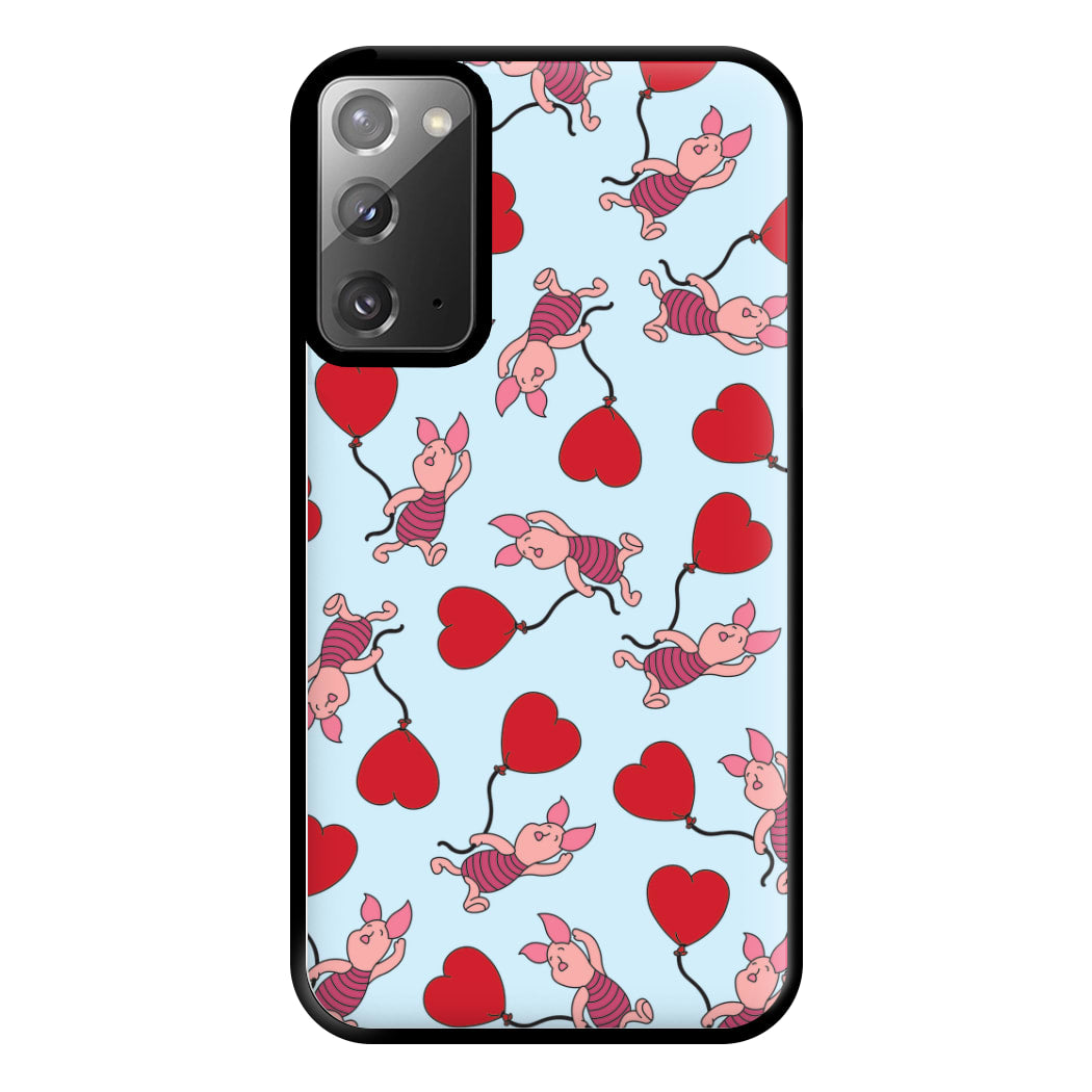 Baby Pig With Balloon Pattern Phone Case for Galaxy Note 20 Ultra