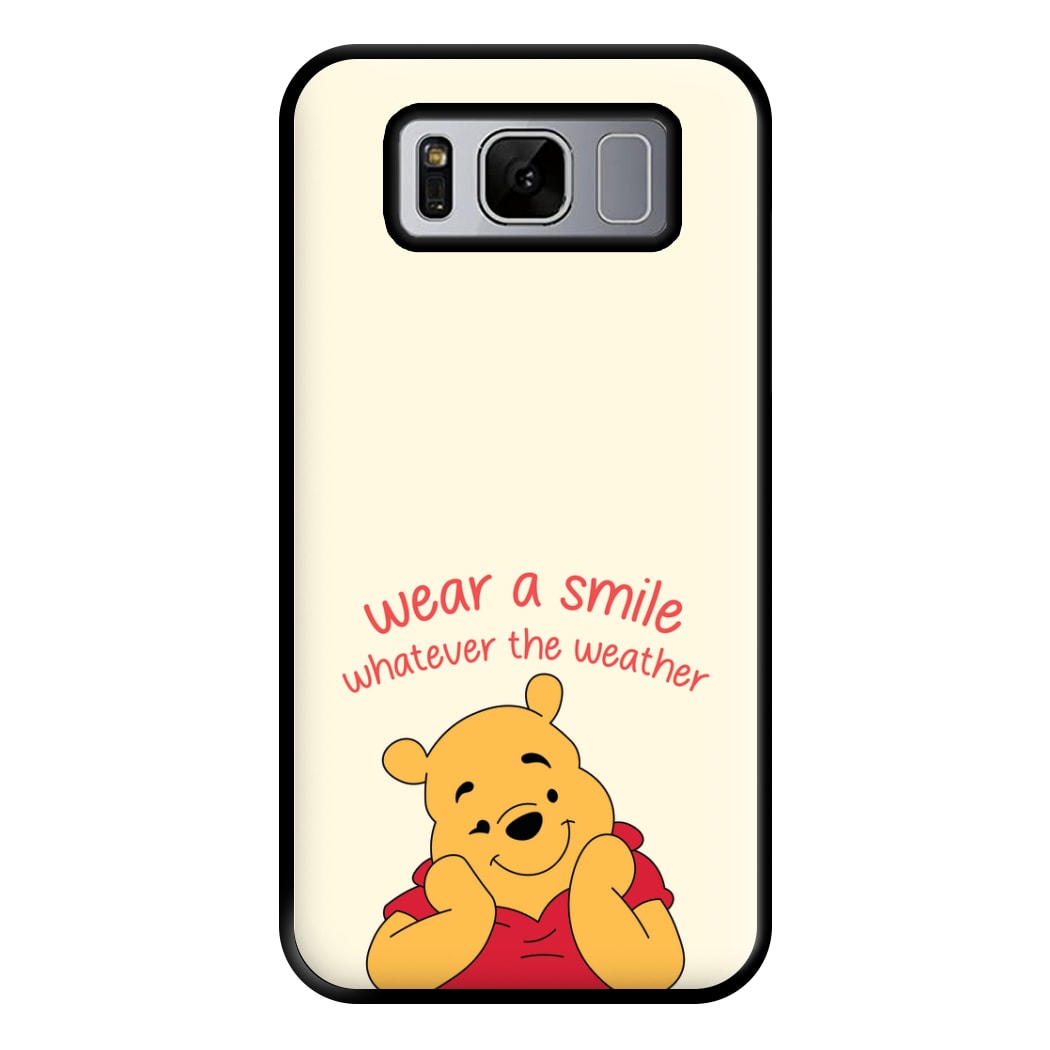 Wear A Smile Whatever The Weather Phone Case for Galaxy S8 Plus