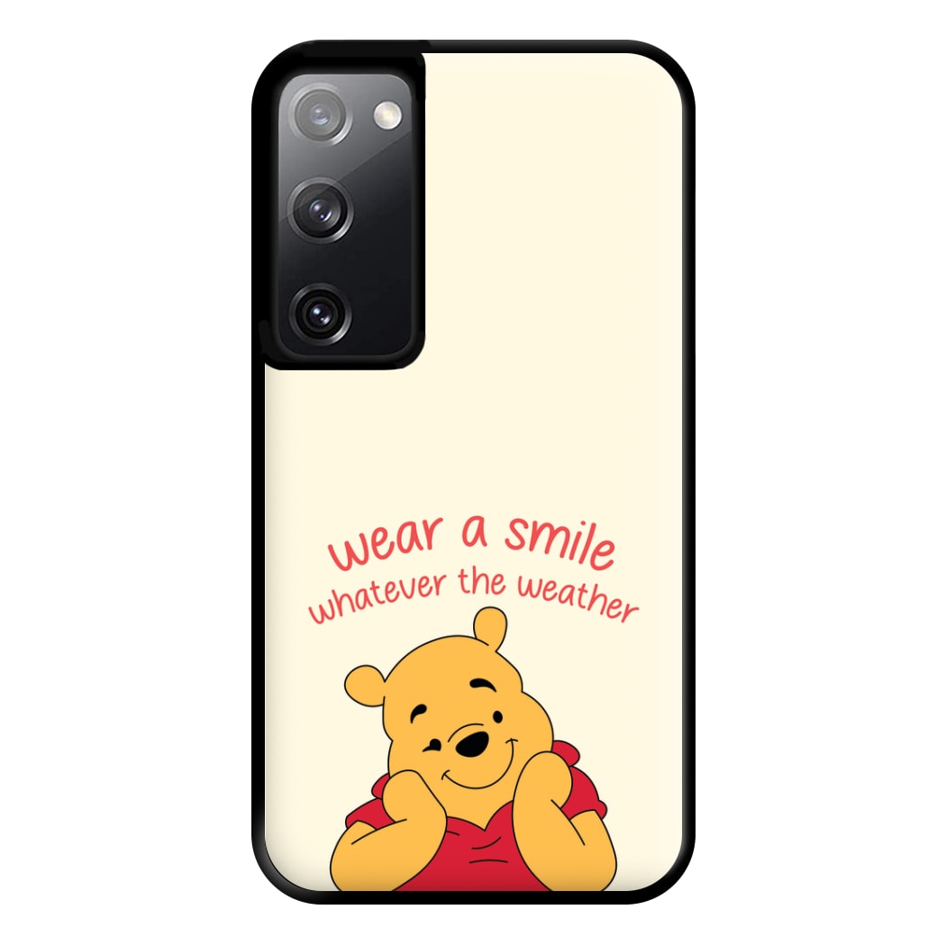 Wear A Smile Whatever The Weather Phone Case for Galaxy S20