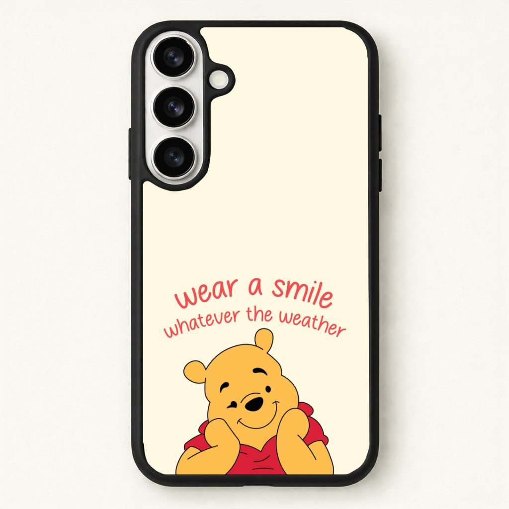 Wear A Smile Whatever The Weather Phone Case for Galaxy S26 Plus