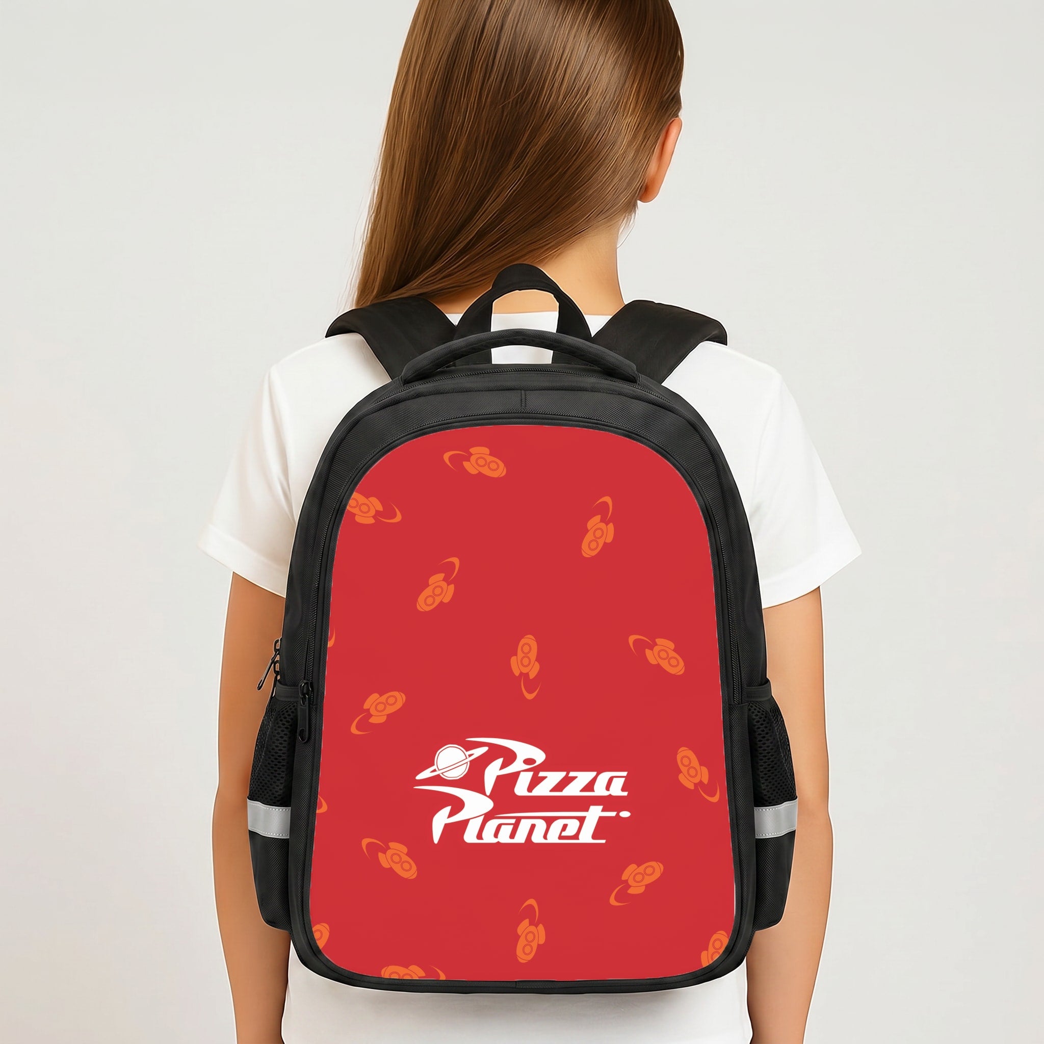 Pizza Planet Pattern Backpack