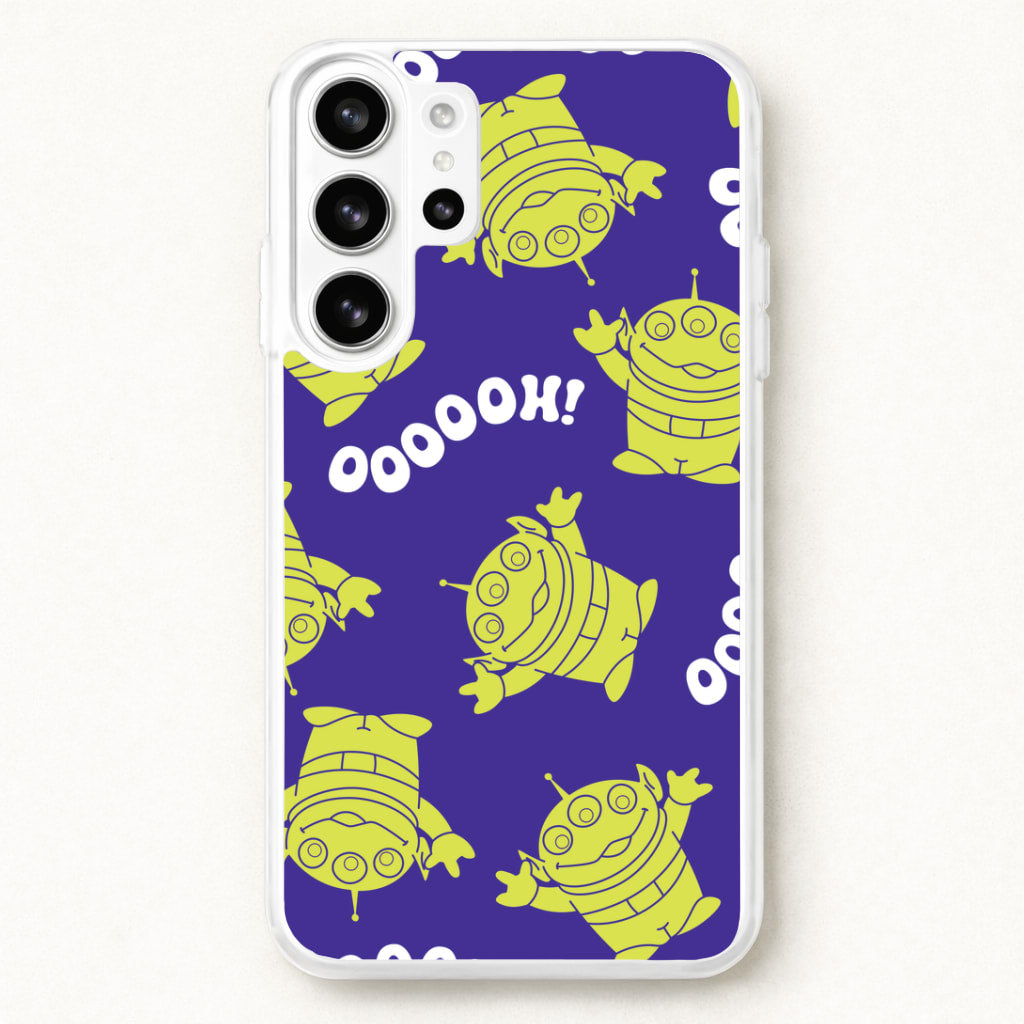 Toy Aliens Silhouette Pattern Phone Case for Galaxy S26 Ultra