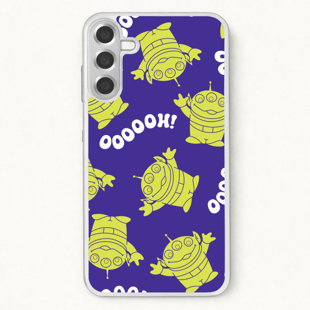 Toy Aliens Silhouette Pattern Phone Case for Galaxy A57