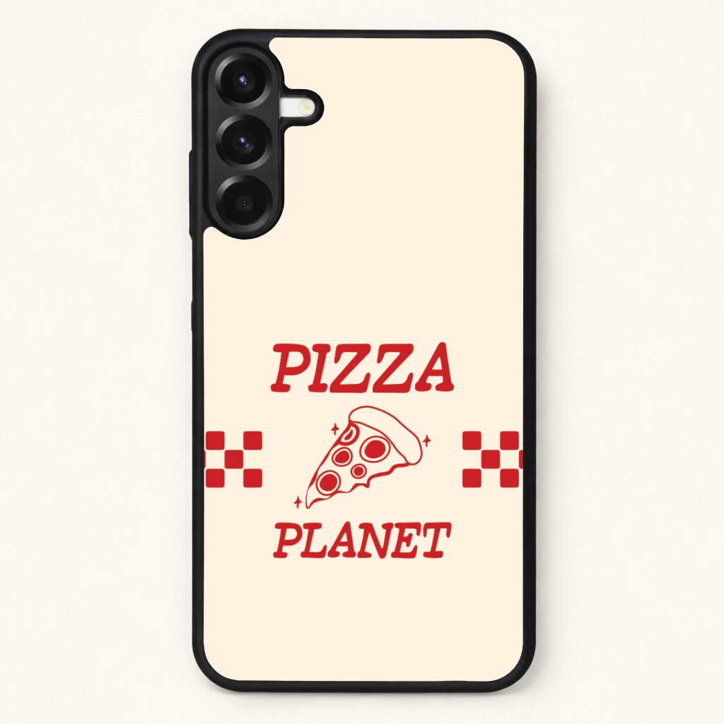 Retro Pizza Planet Phone Case for Galaxy A57
