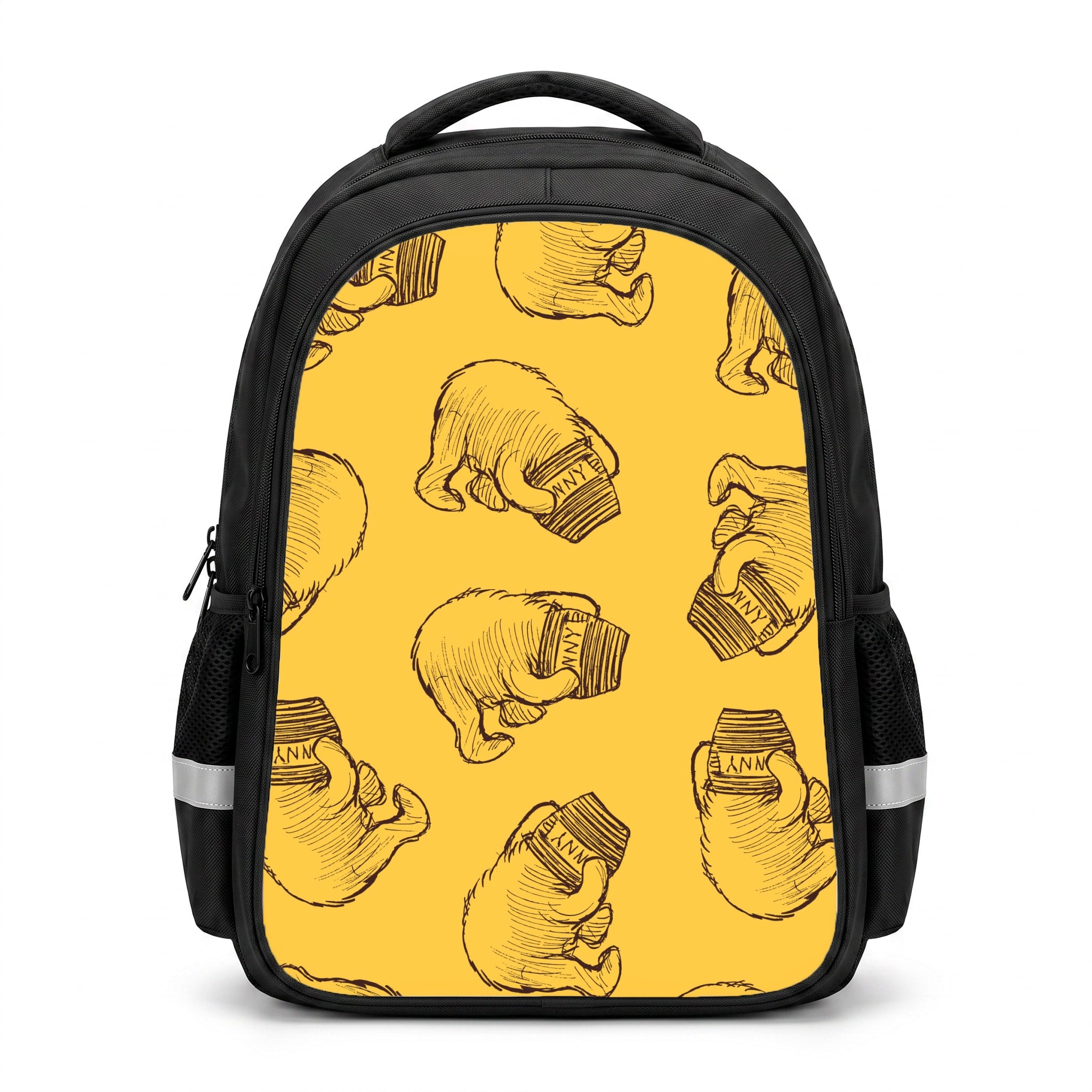 Winnie Honey Pot Pattern Backpack