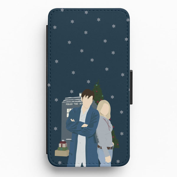 Rose And The Doctor Flip / Wallet Phone Case