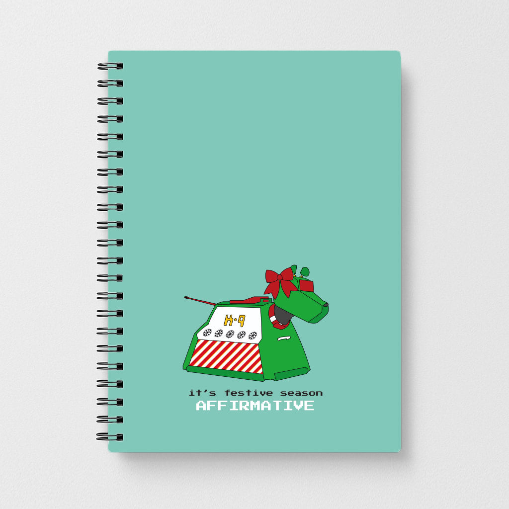 K9 Festive Season - Doctor Who Notebook