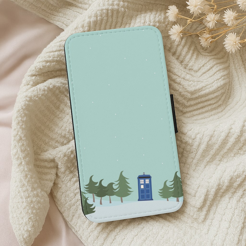 Christmas Tardis - Doctor Who Wallet Phone Case