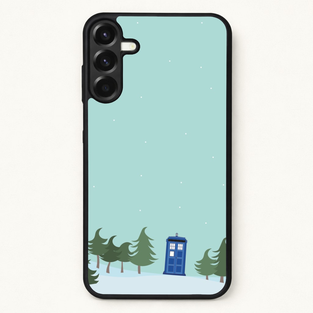 Christmas Tardis - Doctor Who Phone Case for Galaxy A17