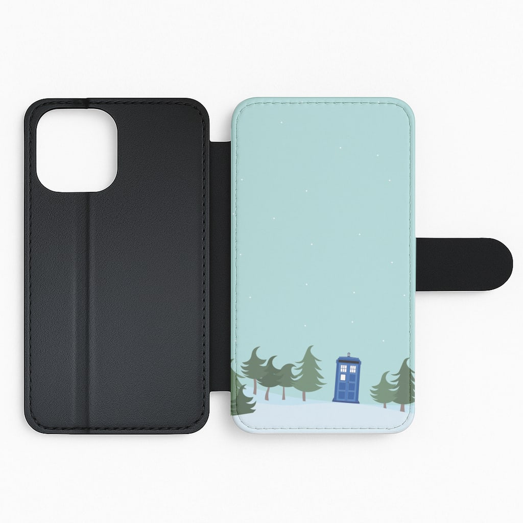 Christmas Tardis - Doctor Who Flip Phone Case