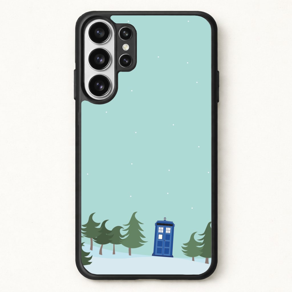 Christmas Tardis - Doctor Who Phone Case for Galaxy S26 Ultra