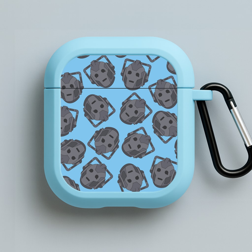Cyberman Pattern Blue AirPods Case