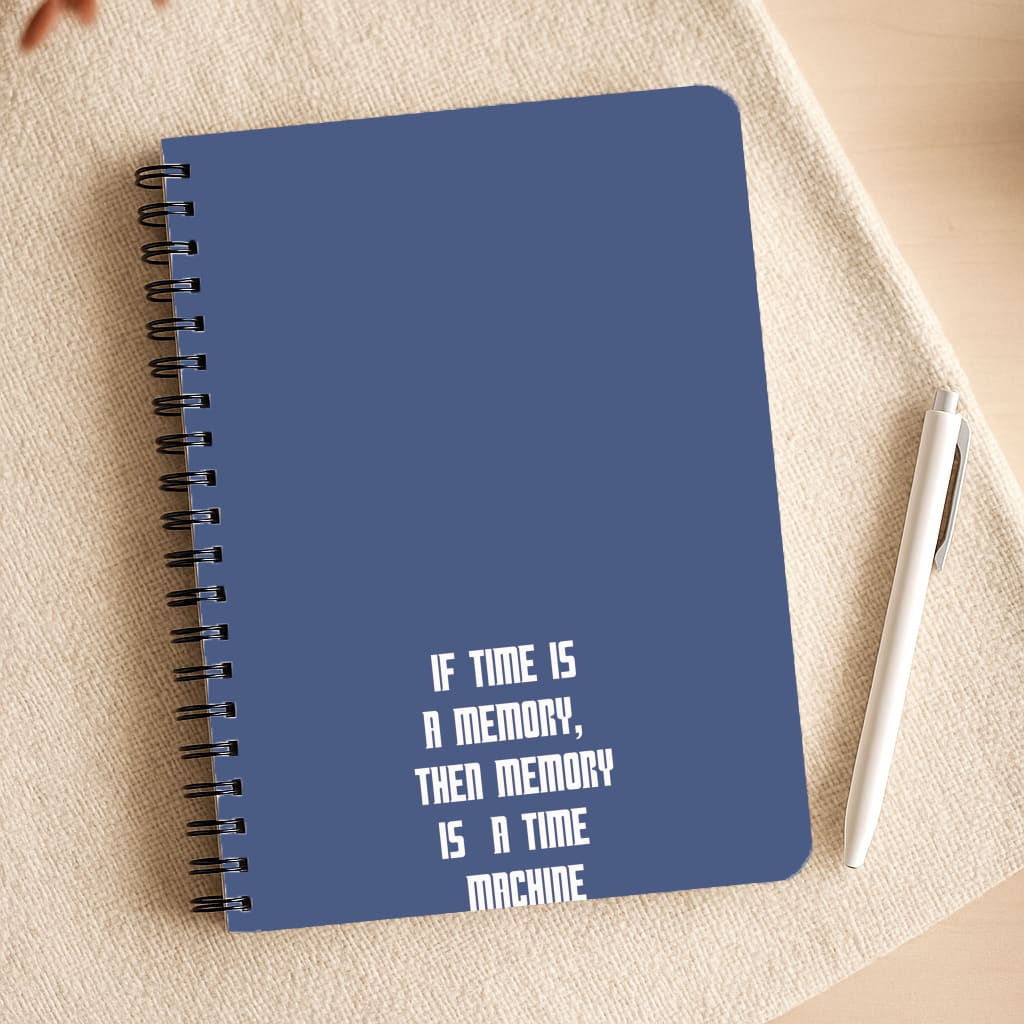 If Time Is A Memory - Doctor Who Notepad