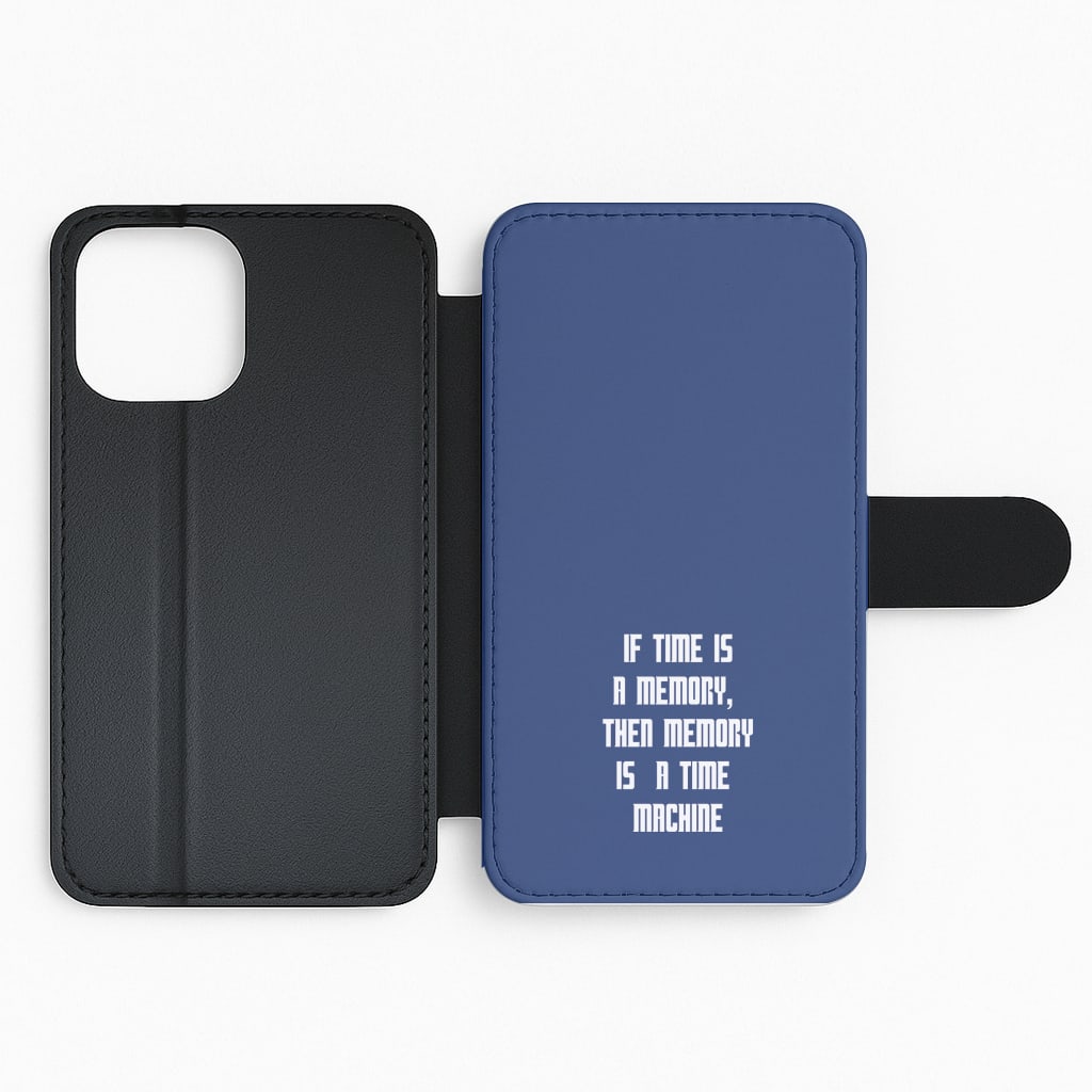 If Time Is A Memory - Doctor Who Flip Phone Case