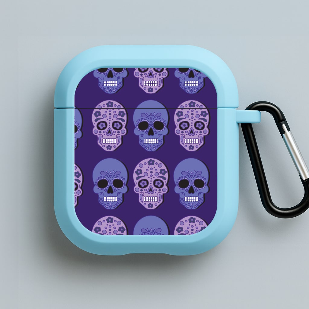 Pattern 3 Blue AirPods Case
