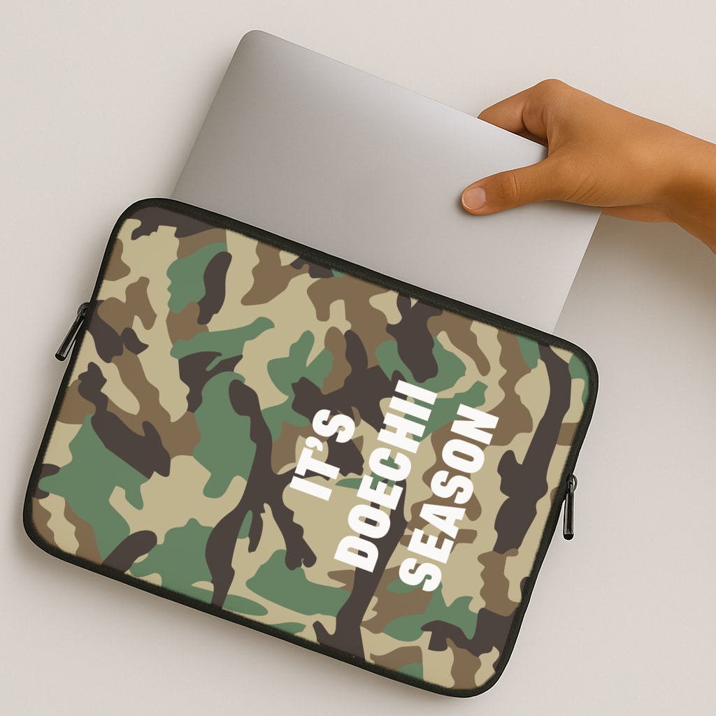 Camo Season MacBook Case