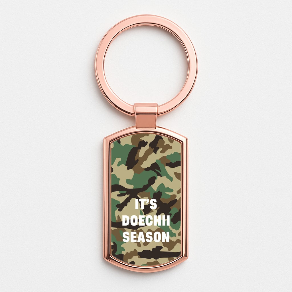 Camo Season Rose Gold Keyring