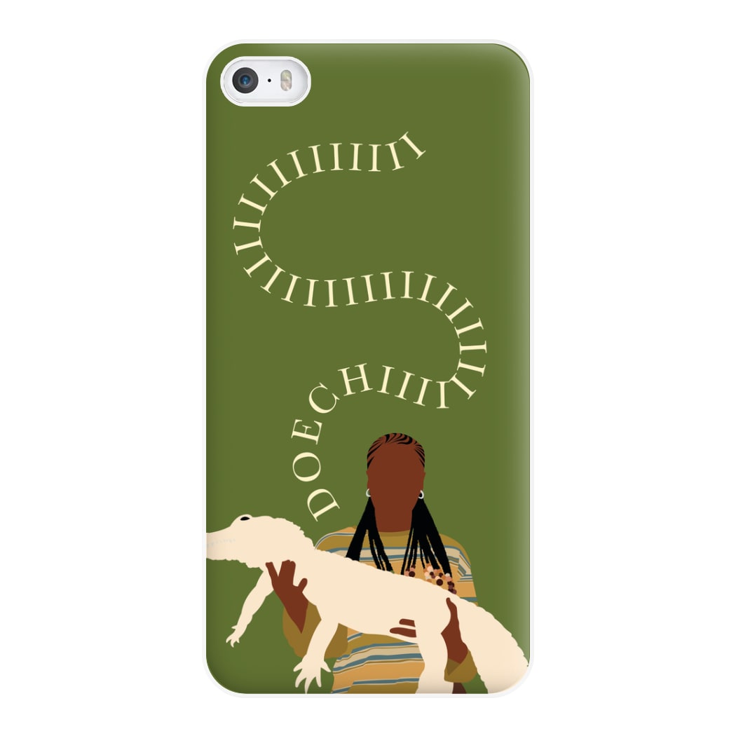 Rapper Holding Alligator Phone Case for iPhone 5 / 5s / SE 2016