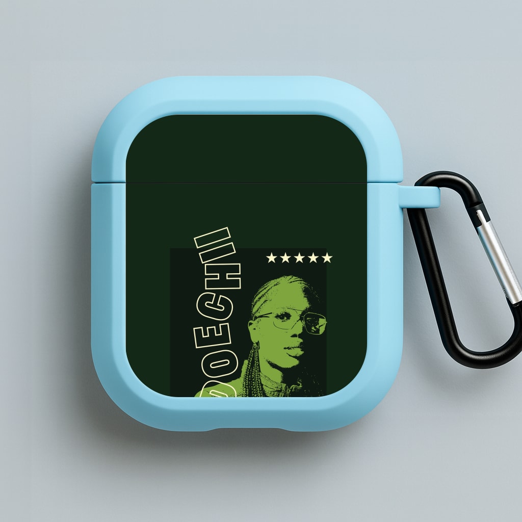 Rapper Collage Blue AirPods Case