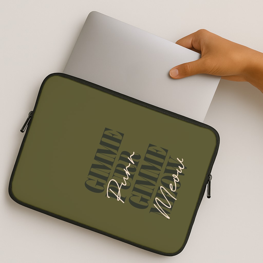 Gimme Purr, Gimme Meow MacBook Case