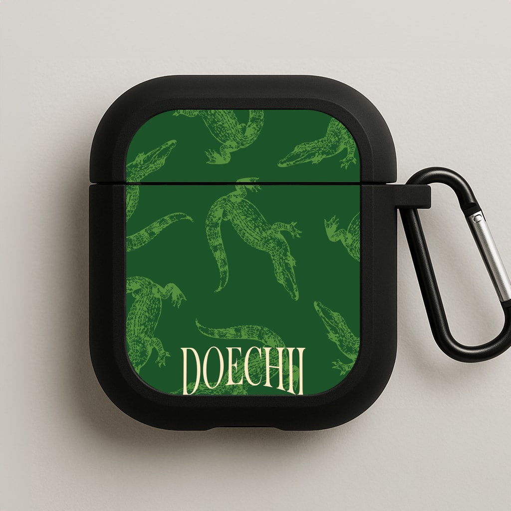 Alligator Pattern AirPods Case