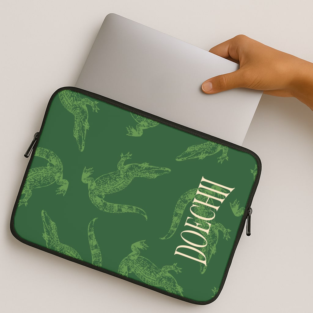 Alligator Pattern MacBook Case