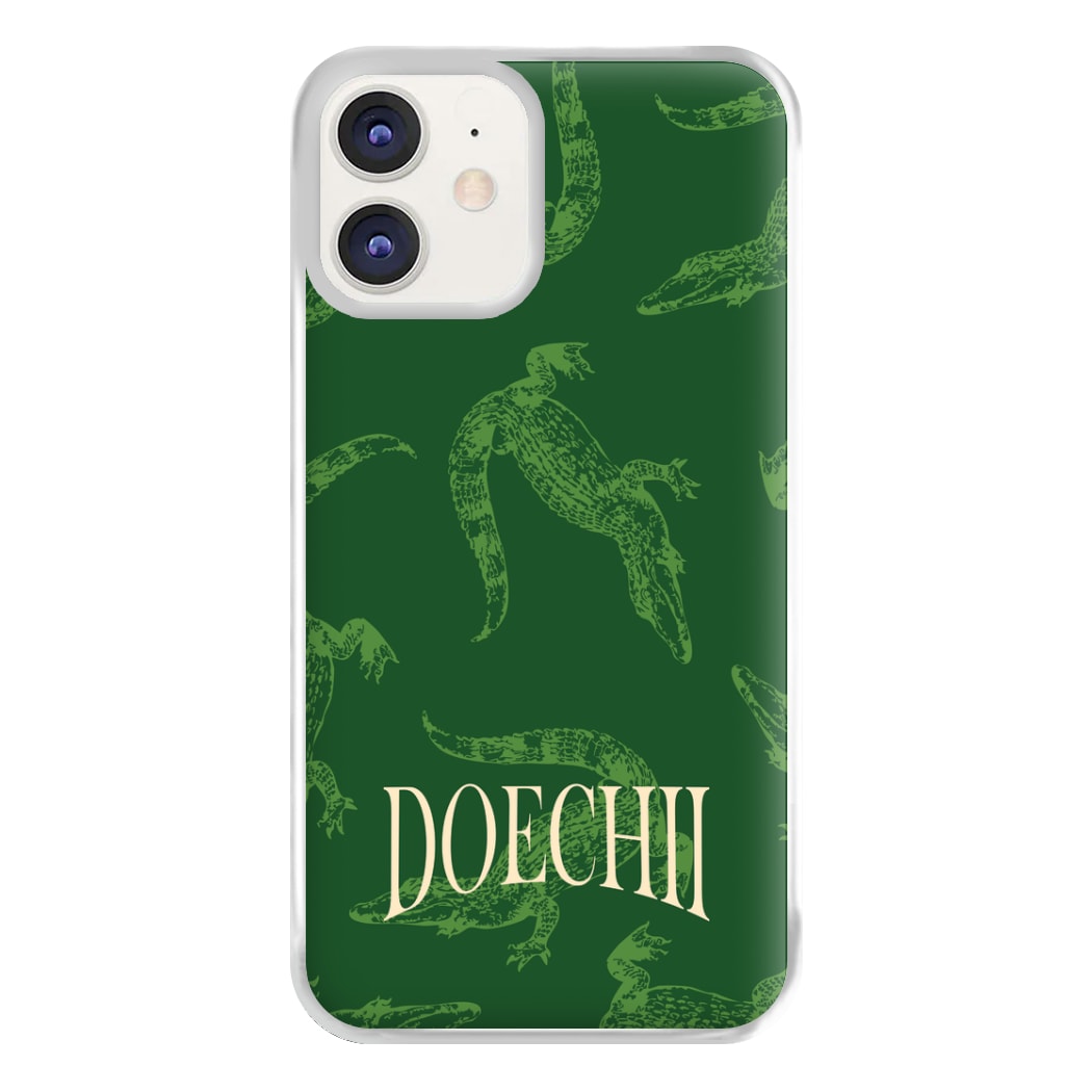 Alligator Pattern Phone Case for iPhone 11
