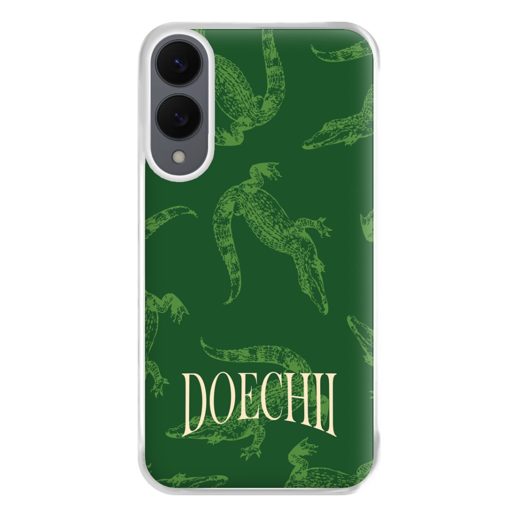 Alligator Pattern Phone Case for Galaxy S25 Edge