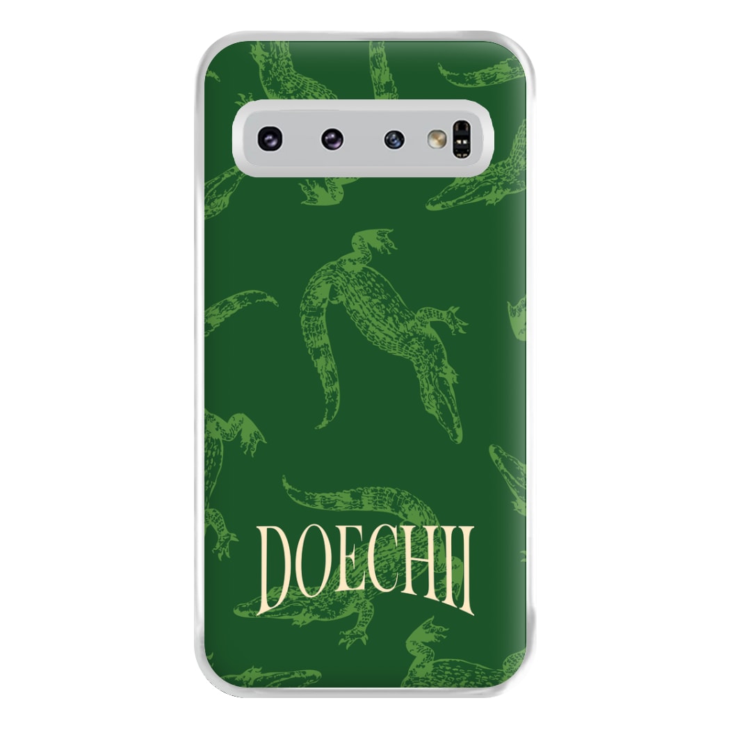 Alligator Pattern Phone Case for Galaxy S10 Plus