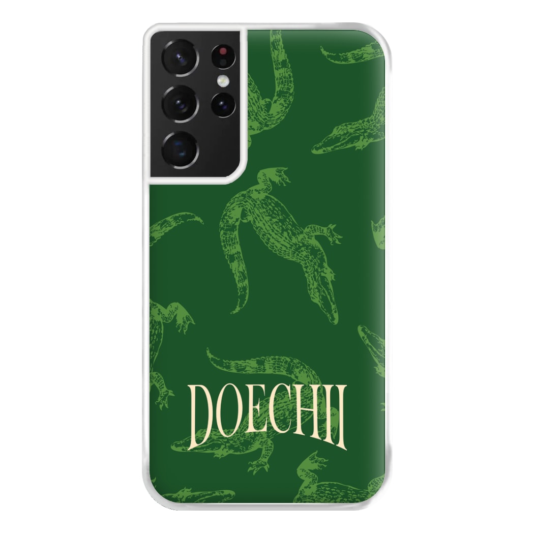 Alligator Pattern Phone Case for Galaxy S21 Ultra