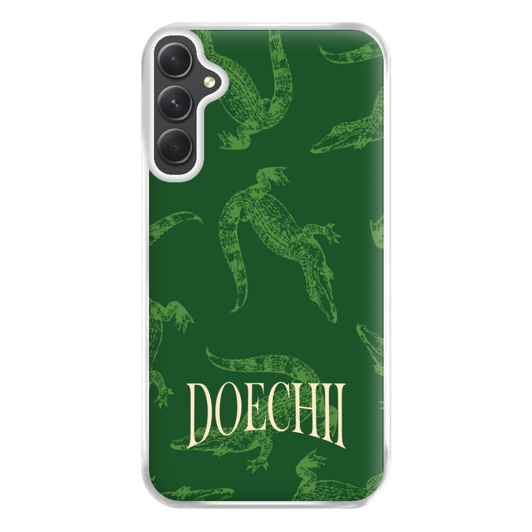 Alligator Pattern Phone Case for Galaxy A34