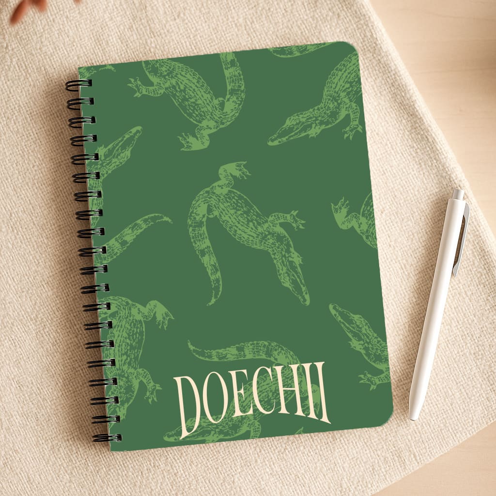 Alligator Pattern Notepad