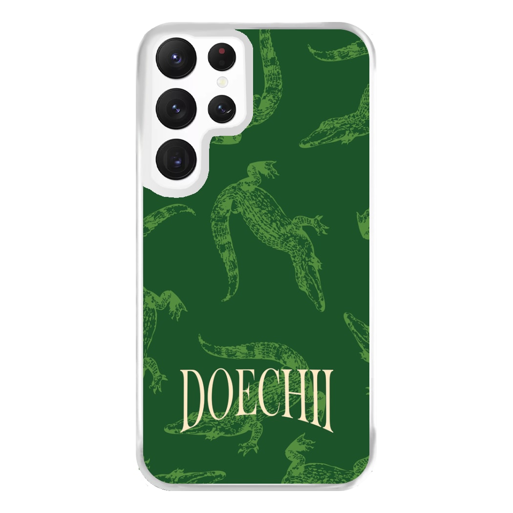 Alligator Pattern Phone Case for Galaxy S22 Ultra