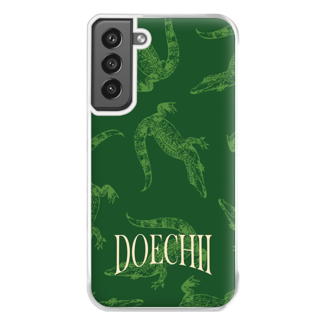 Alligator Pattern Phone Case for Galaxy S21FE