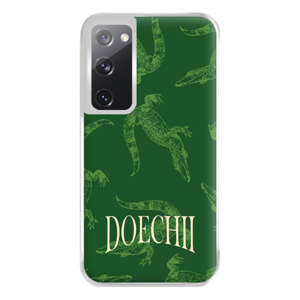 Alligator Pattern Phone Case for Galaxy S20FE